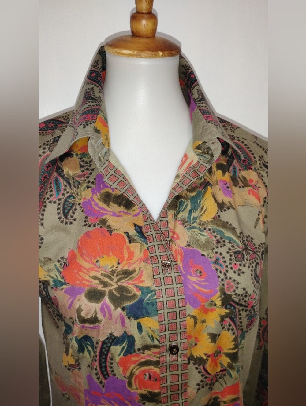 ETRO PAISLEY COTTON BLOUSE - Picture 12 of 13